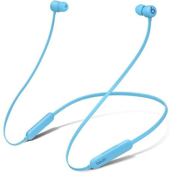 Wireless Bluetooth Earbuds Built In Mic Magnetic 12Hr Battery Flame Blue - Picture 1 of 7
